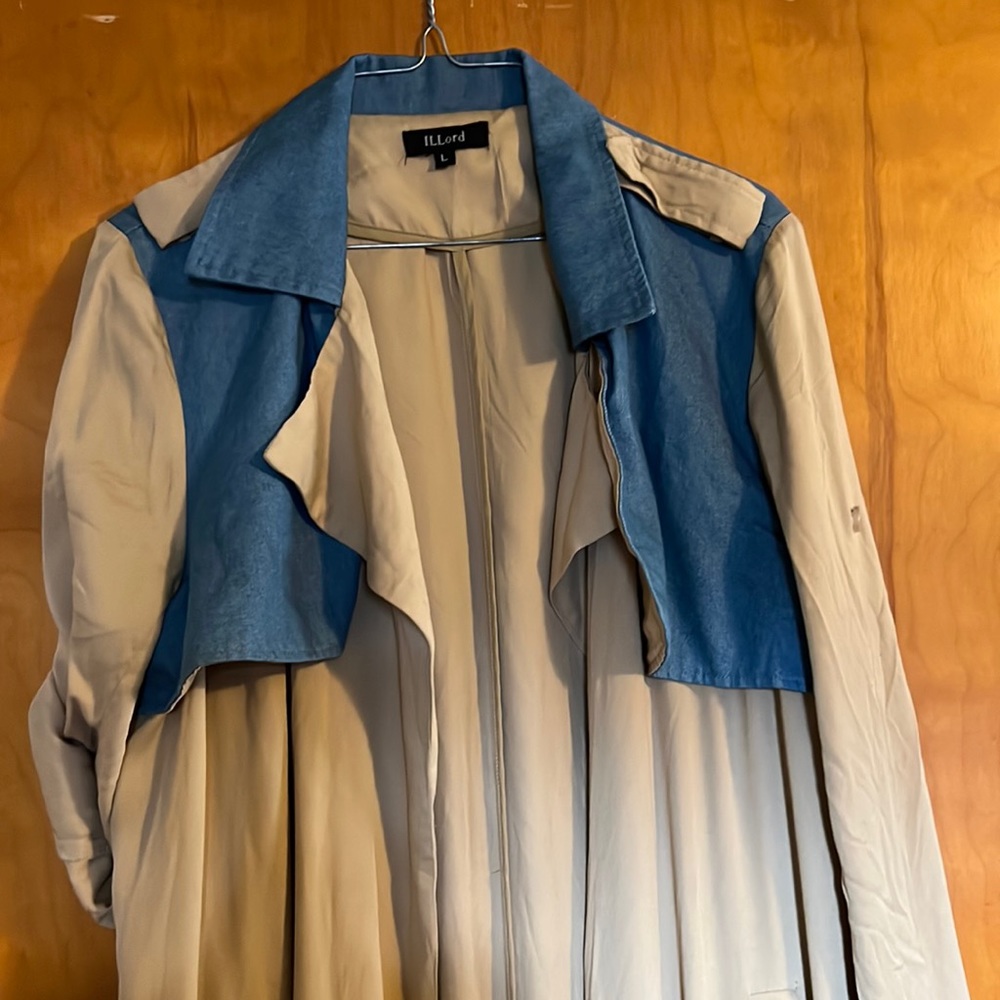 Khaki and denim duster! New never worn!